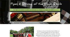 Desktop Screenshot of blackdevilspipeband.com